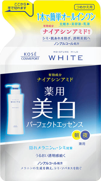 モイスチュアマイルド ホワイト パーフェクトエッセンス つめかえ用