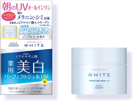 モイスチュアマイルド ホワイト パーフェクトジェル UV